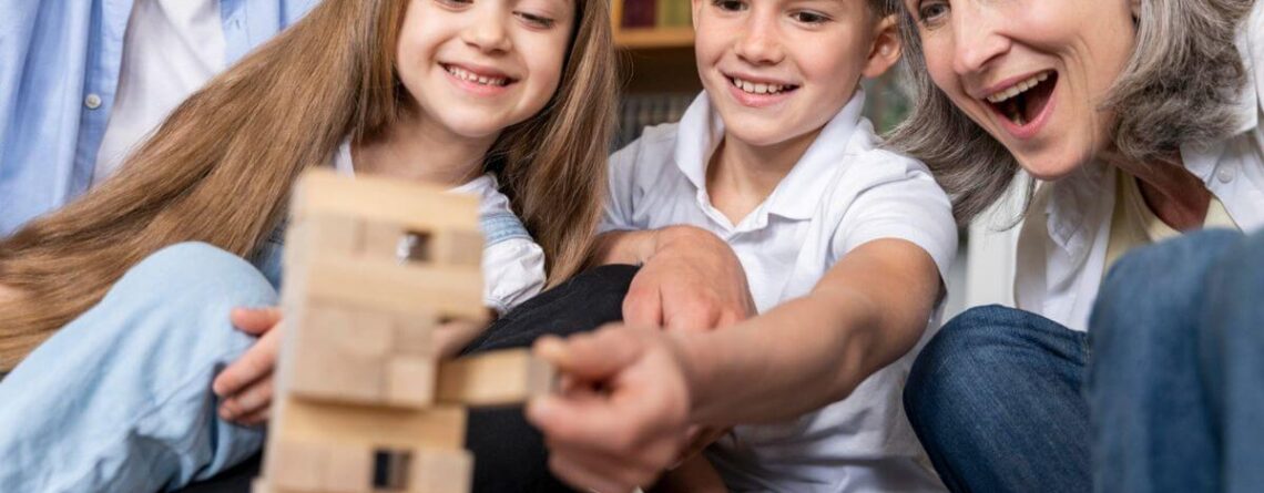 copii in vizita in programul Bunici de imprumut de la Elite Haven